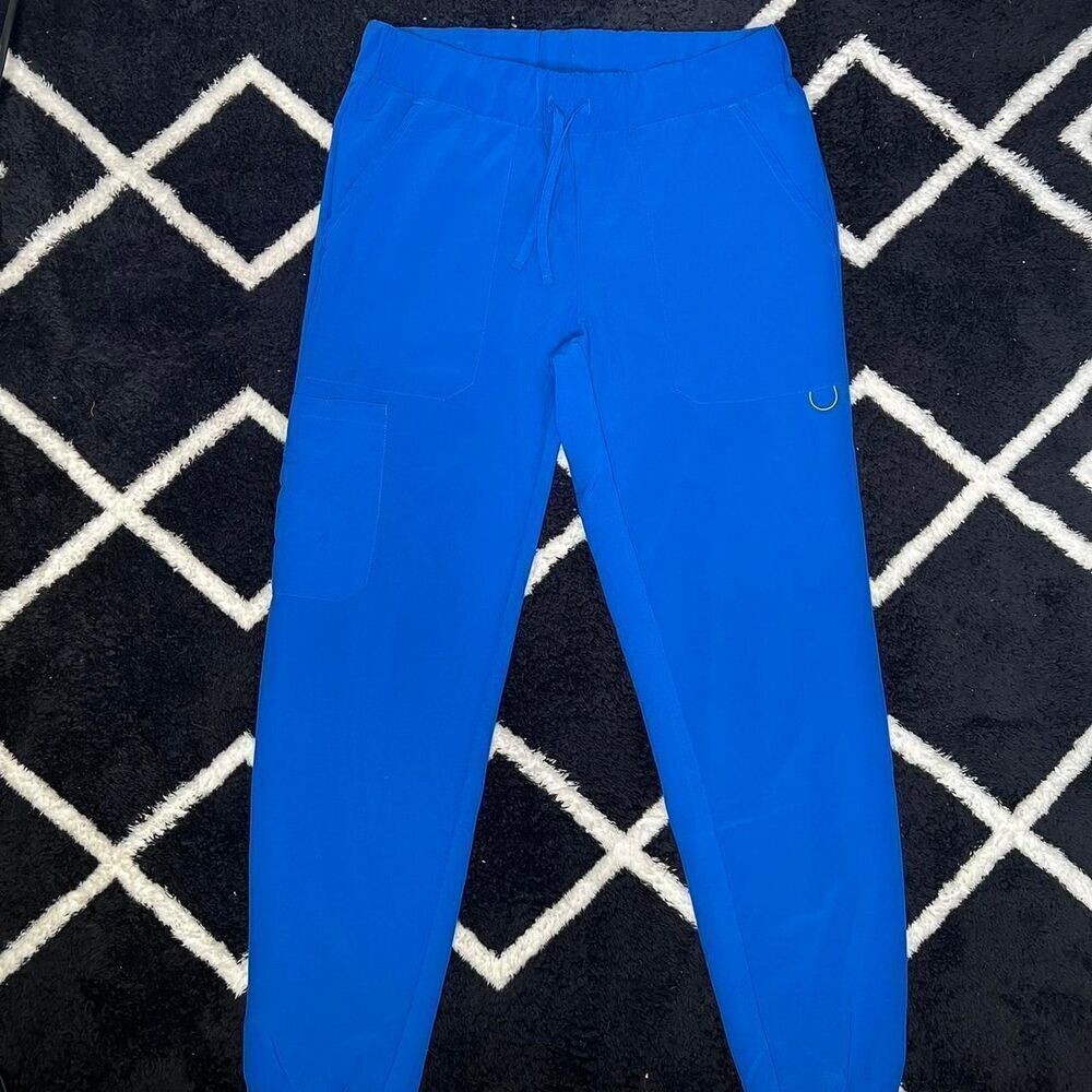 blue medical nurse jogger scrub